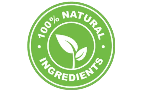 100% natural ingredients mark